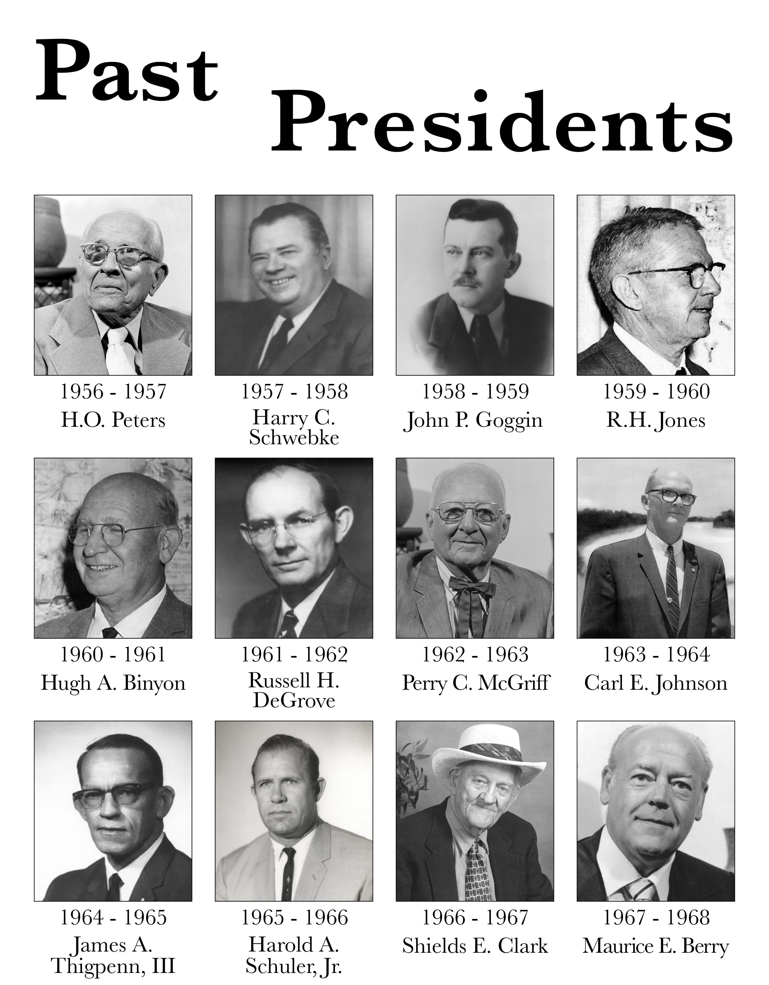 FSMS Past Presidents