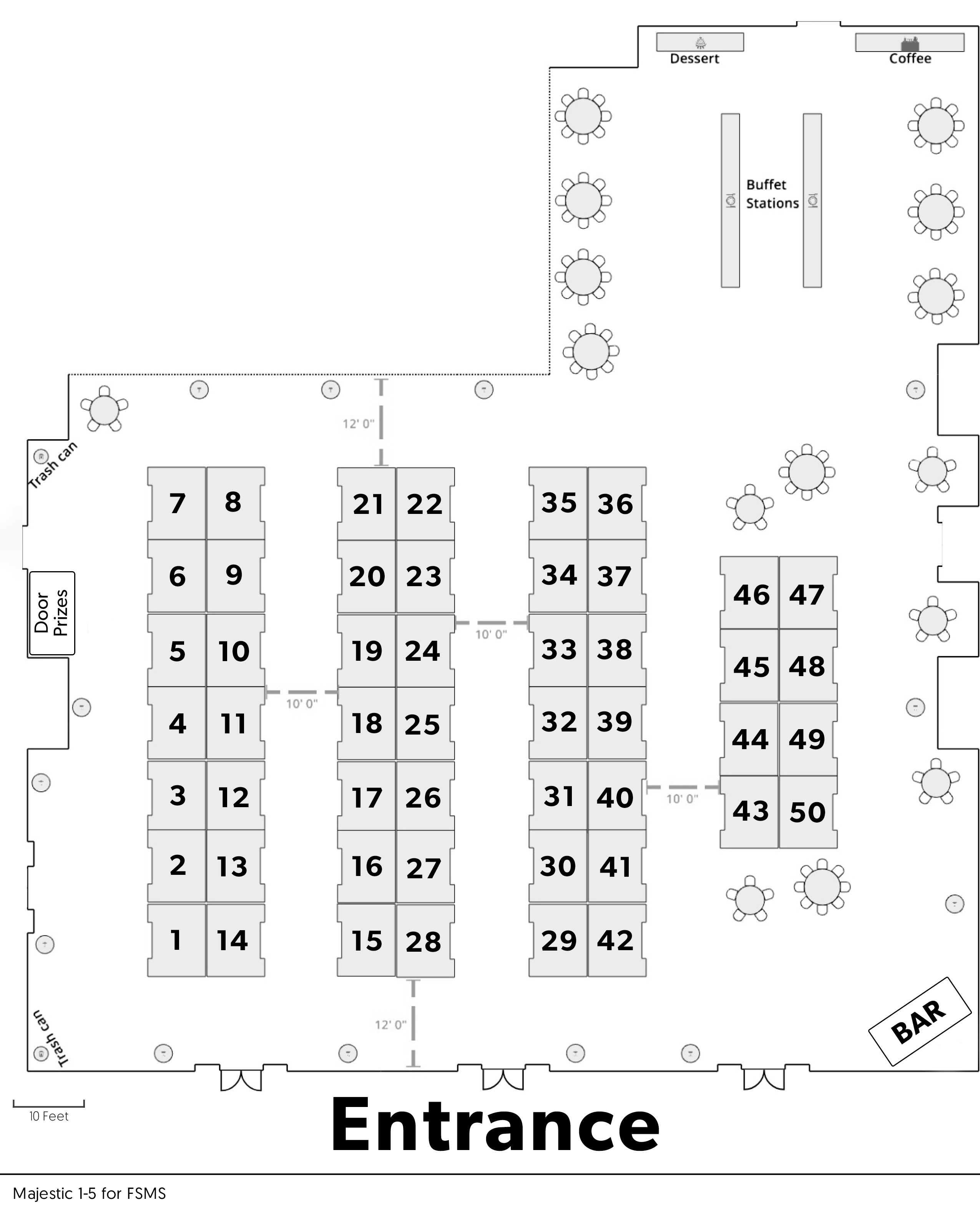 exhibit hall layout